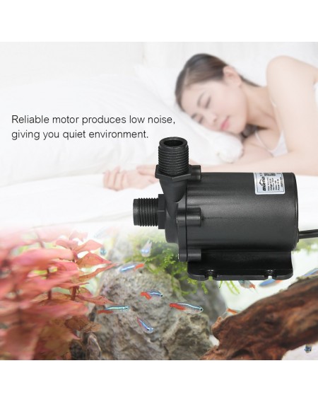 Bluefish DC24V 91.2W 1500L/H Lift 15m Brushless Water Pump Waterproof Submersible Pump for Aquarium Fish Tank Tabletop Fountain Pond and Hydroponic Systems