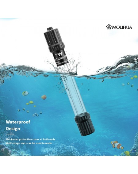 UV Light Aquarium Clean Lights Submersible Waterproof Lamp Water Clean Green Algae Clear for Aquarium Fish Tank Pond