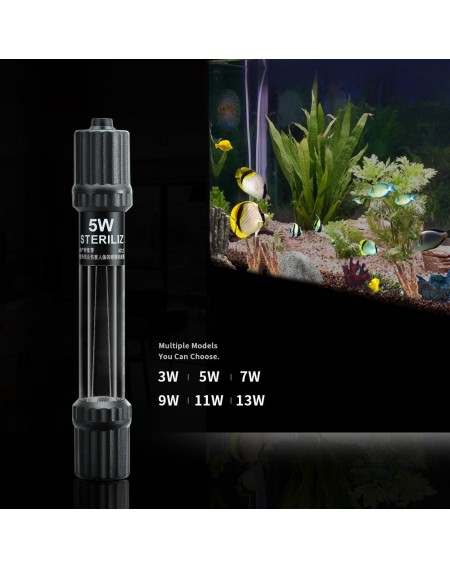 UV Light Aquarium Clean Lights Submersible Waterproof Lamp Water Clean Green Algae Clear for Aquarium Fish Tank Pond