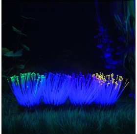 Artificial Silicone Sea Anemone with Glowing Effect for Fish Tank Aquarium Ornament Decoration