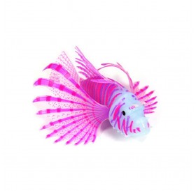Aquarium Fish Tank Artificial Fish Decoration Aquarium Glowing Lionfish Floating Decoration Ornament