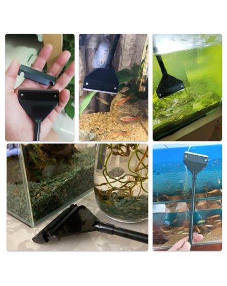 Aquarium Algae Scraper Fish Tank Cleaner Keep Hands Dry Sharp Scraper to Remove Algae 40CM