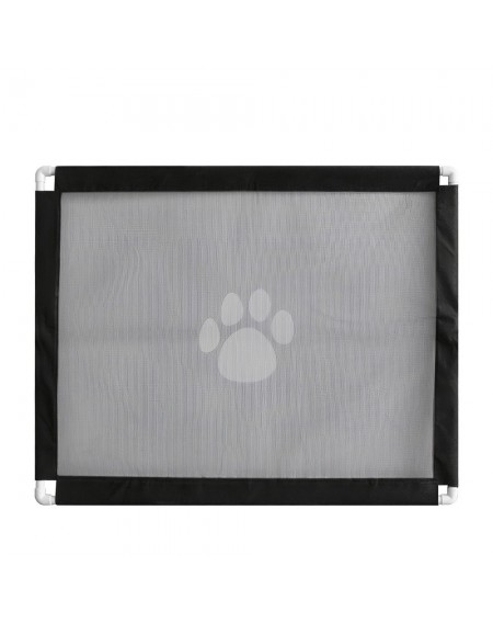 Magic Gate Pet Safety Gate Folding Portable Guard Net Fence Install Anywhere for Dogs Cats Pets Fits Space Within 39IN