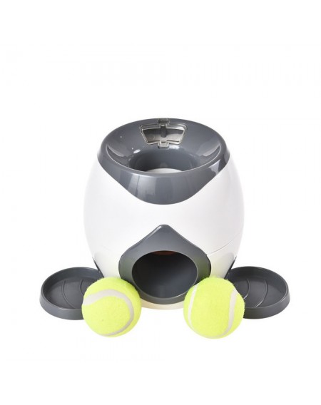 Interactive Reward Toy Dogs Tennis Ball Automatic Thrower Food Treat Dispenser Creativity Play Game Dog Food Leader Exercise Helper