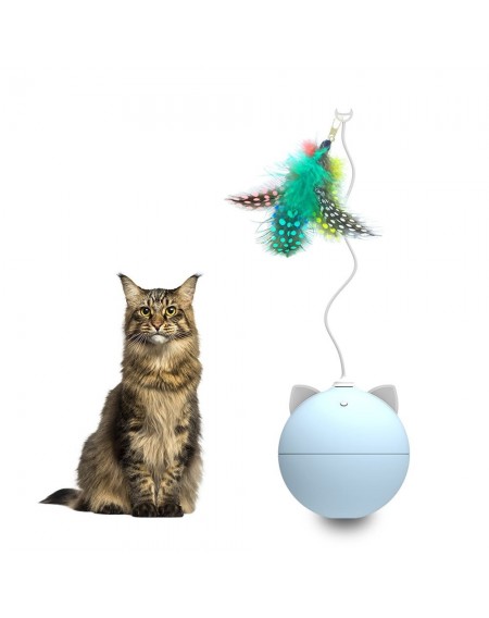 Cat Interactive Ball Automatic Rolling Ball for Cats with Colorful Light