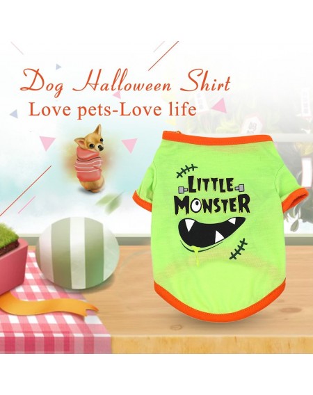 Dog Halloween Shirt Pet T Shirt Dog Little Devil Pet Clothes Pet Halloween Clothes Halloween Costume Dog Shirts