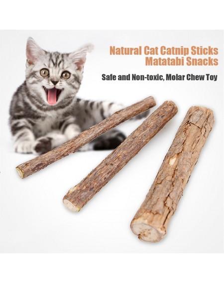 5 Pcs Natural Cat Catnip Sticks
