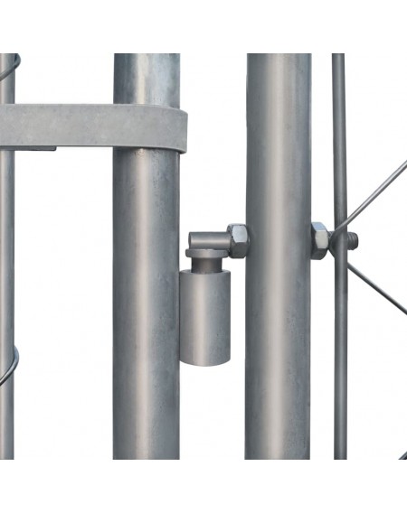 Outdoor galvanized steel kennel 2x2x1 m