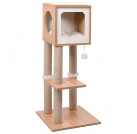 Cat scratching post with sisal scratching mat 90 cm