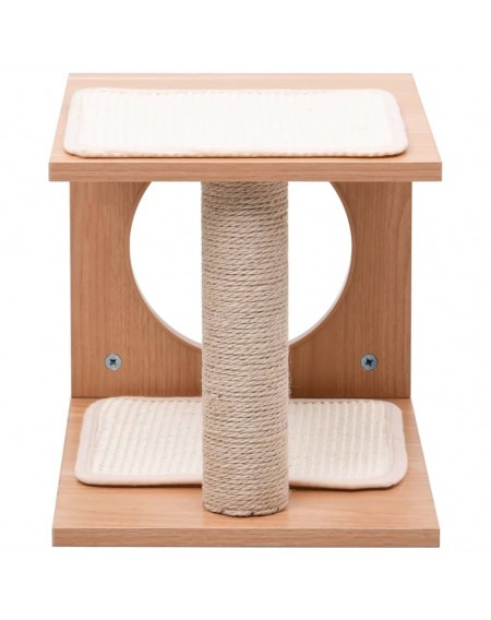 Small cat scratching post with sisal scratching mats 30 cm