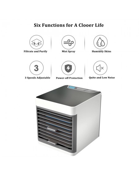 Personial Mini Air-Conditioning Fan USB Ultra Compact Portable Evaporative Air Cooler Conditioner For Home Office Summer
