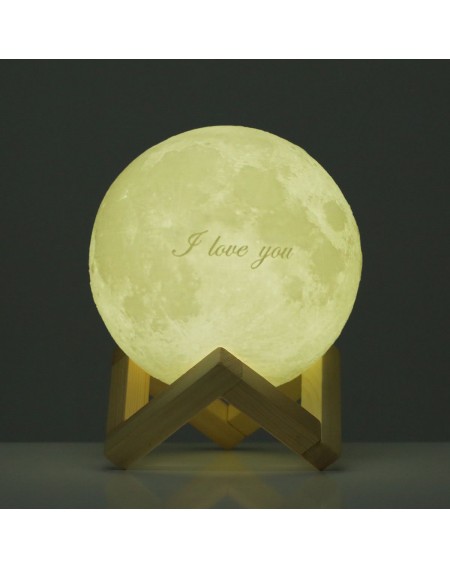 Tooarts Moon Lamp ❤ Valentine's Day Gift I LOVE YOU ❤ 3D Printed LED Light Modern Art Home Decor Moon In My Room US Plug 100-240V 50/60Hz