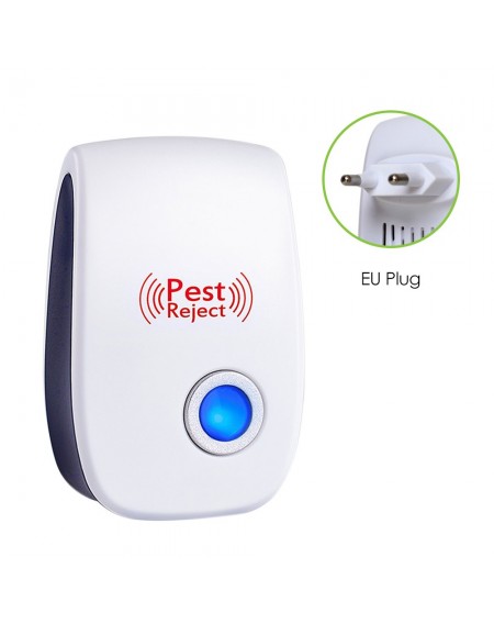 Ultrasonic Electronic Pest Repeller with Night Light Insect Mosquito Killer Bug Zapper Non-toxic Safe Home Mosquito Repellent for Mice Mosquitoes Ants Spiders Cockroaches Repelling