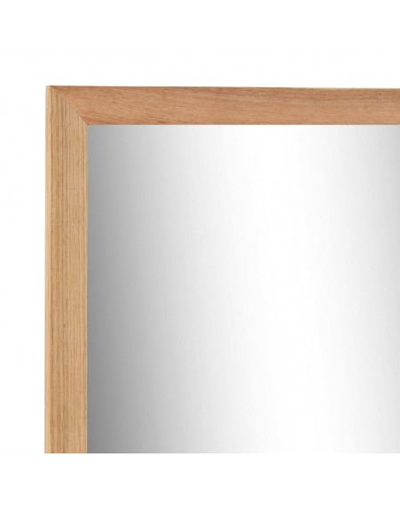 Bathroom mirror 60 × 12 × 62 cm walnut solid wood