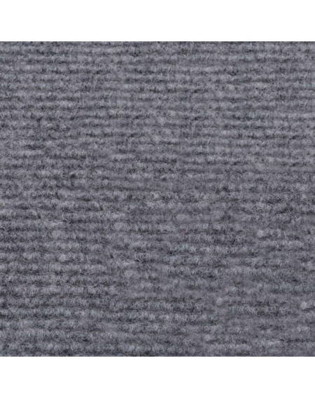 Exhibition carpet, grooves 1.6 × 10 m gray