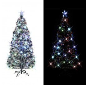 Artificial Christmas + steel rack / LED light 180 cm 220 branches