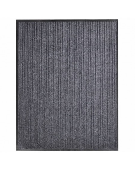 Door mat gray 160x220 cm PVC