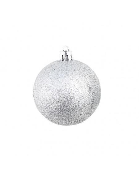 100 pcs. Christmas ball set 6 cm silver