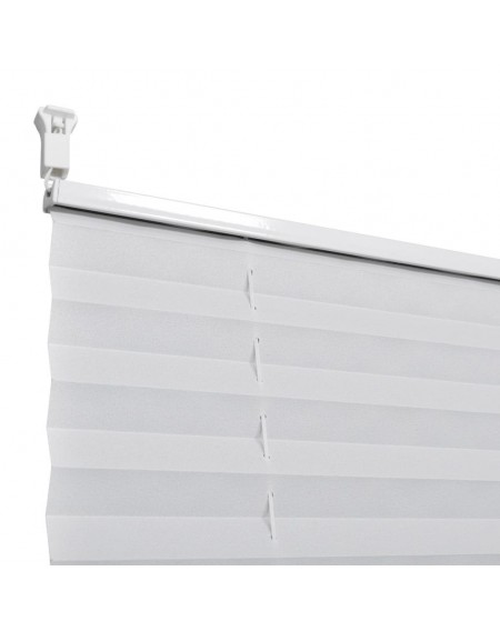 Pleated Blinds Plisse White Curtain 80x200cm