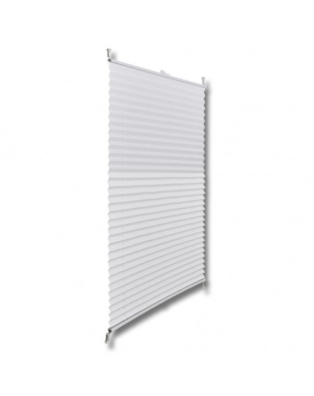Pleated Blinds Plisse White Curtain 90x200cm