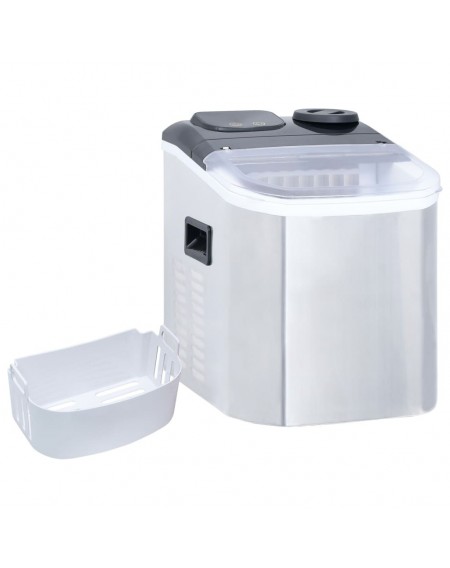 Stainless steel ice cube maker 20 kg / 24 h