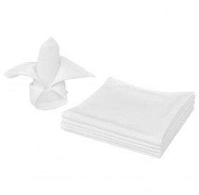 50 dinner napkins White 50 x 50 cm